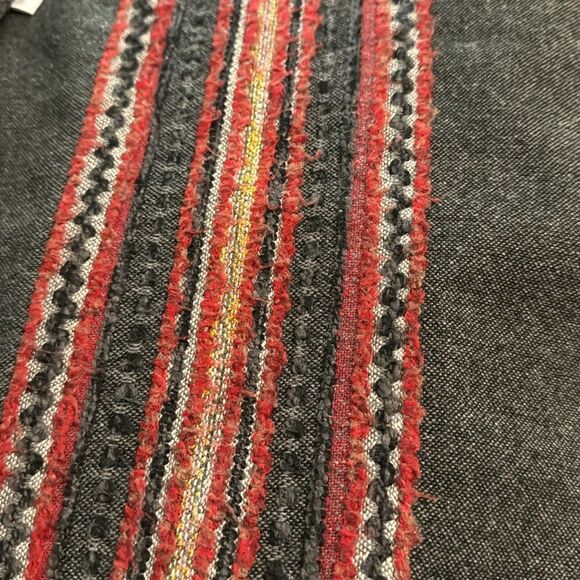 Vintage Sag Harbor long wool blend lined skirt with fringe bottom Size 10P - Picture 8 of 8